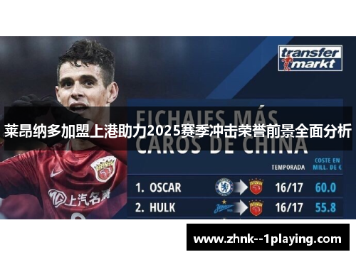 莱昂纳多加盟上港助力2025赛季冲击荣誉前景全面分析